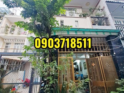 Nhà 2 tầng 53m2 đúc đẹp gần chợ lê văn quới hxh đỗ cửa, btđ, bình tân. 0