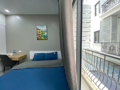 Cho thuê căn hộ 1 ngủ tách bêp giá 7.5tr tại Vinhomes Marina 1