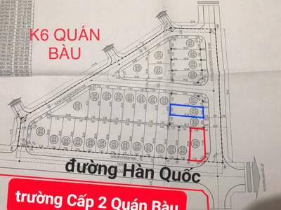 Bán lô 142m2 khu đấu giá khối 6 quán bàu, ngõ đường hàn quốc, tp vinh 1