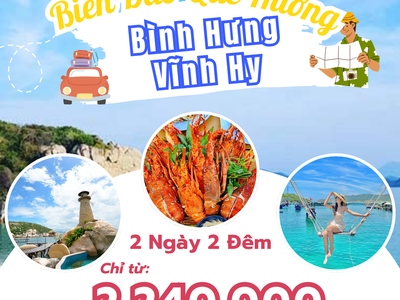 Du lịch Bình Hưng   Vĩnh Hy: Hành trình khám phá  thiên đường biển đảo  đẹp quên lối về 0