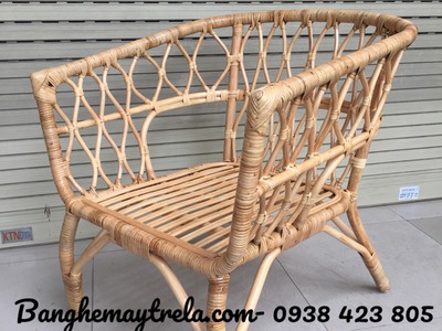 Ghế mây vuông tự nhiên phòng ngủ 2