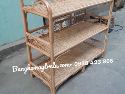 Kệ để đồ mây tre đan 2