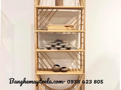 Kệ để đồ mây tre đan 4