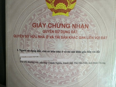 Bán đất VIP mặt tiền đắc địa trong KDC Chánh Nghĩa 16