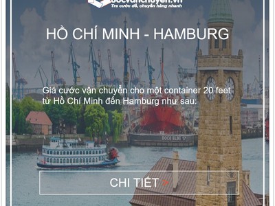 Vận chuyển hàng từ Việt Nam đi Hamburg, Đức 0