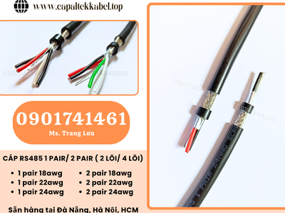 Cáp Rs485 1 Pair, 2 Pair 2 Lõi/4 Lõi Chính Hãng Altek Kabel 3