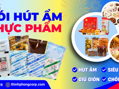 Gói hút ẩm Silicagel Thịnh Phong   Giải pháp bảo quản thực phẩm khô hiệu quả 0