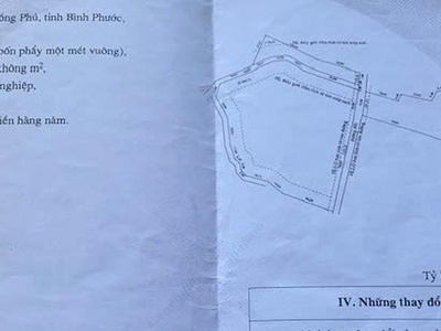 Bán đất sản xuất TÂN PHƯỚC, ĐỒNG PHÚ, BP 16.954m 0