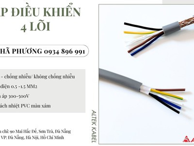 Cáp Điều Khiển 4 X 0.75 Mm2 Giao Ngay 0