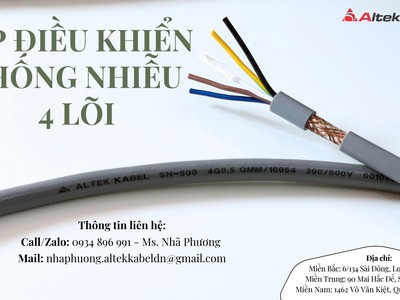 Cáp Điều Khiển 4 X 0.75 Mm2 Giao Ngay 1