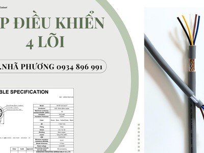 Cáp Điều Khiển 4 X 0.75 Mm2 Giao Ngay 2