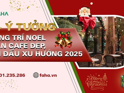 Trang Trí Noel Cho Quán Cafe Đẹp, Tiết Kiệm Chuẩn Gu Cùng Nội Thất FAHA 0