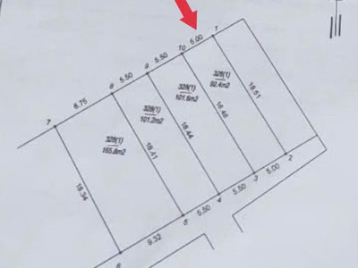 Chính chủ cần bán gấp  - fo đang làm mặt bằng - lô đất đẹp 92.4m2  xâm xuyên - hồng vân 4