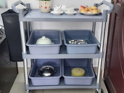 Xe thu dọn thức ăn 1