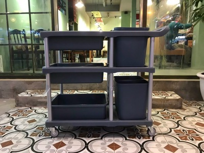 Xe thu dọn thức ăn 3