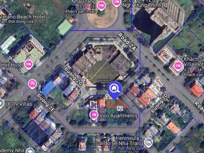 Bán siêu phẩm của nha trang-đất biệt thự an viên 3mặt tiền-sổ đỏ diện tích: 371m2, đường đẹp rộng 0