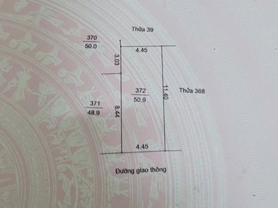 Bán lô đất ngõ đường Ngô Quyền, ph Thanh Bình, TP HD, 50.9m2, mt 4.45m, hướng nam, 1.58 tỷ 2