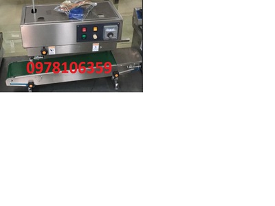 Máy hàn miệng túi liên tục có in date, máy ép bao bì liên tục, máy hàn túi bánh mì ngọt 0
