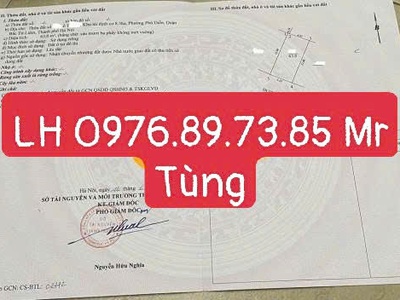 Nhượng lô đất đẹp phân lô Phú Diễn cạnh ĐH Tài Nguyên Môi Trường 0