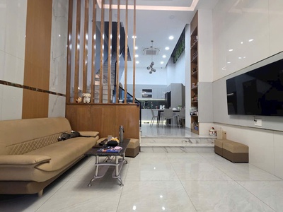 Bán nhà 1 trệt 3 lầu siêu đẹp Nguyễn Gia Trí nối dài P25 Bình Thạnh 2