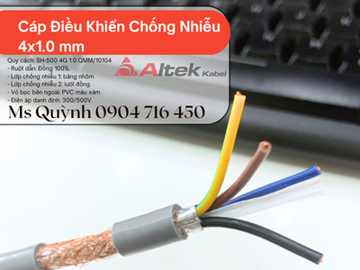 Cáp điều khiển tín hiệu 4x1.0, 4x1.5 Altek Kabel Đà Nẵng, Hà Nội, 1