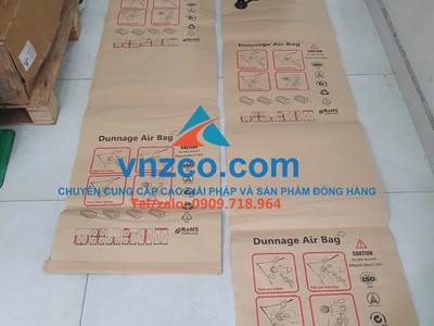 Túi khí chèn hàng giấy Kraft 500x1800mm, túi khí chèn hàng 3 lớp, Airbag, Dunnage air bag 500x1800mm 6