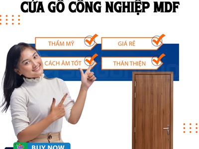 Cửa Gỗ MDF   Đẹp Hiện Đại, Giá Hợp Túi Tiền 1