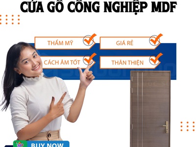 Cửa Gỗ MDF   Đẹp Hiện Đại, Giá Hợp Túi Tiền 2