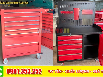 CC Xe đẩy 3 ngăn để dụng cụ, đồ nghề NPRO 1