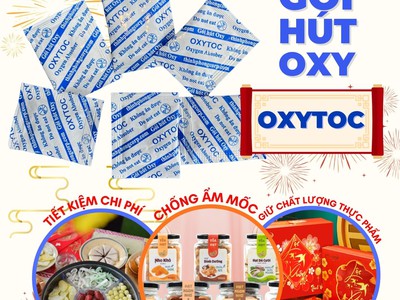 Gói hút oxy, chống mốc bánh mứt tết, chống ẩm 0