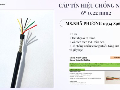 Cáp Tín Hiệu Chống Nhiễu Altek Kabel 6 Lõi 0.22 Mm2 1
