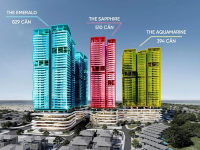 Căn hộ 2 pn view nội khu sông cổ cò the sapphire newtown diamond giá từ 5,004 tỷ diện tích 0