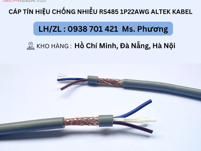 Cáp điều khiển có lưới chống nhiễu 2x0.5mm Altel Kabel Đà Nẵng, Hà Nội, Hồ Chí Minh 2