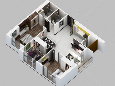 Thiết kế nội thất chung cư 100m2   đẳng cấp, hiện đại và tối ưu không gian 3