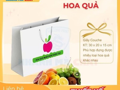 Báo giá chi tiết in túi giấy đựng hoa quả 3