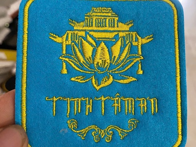 Đế lót ly vải , đế lót ly kaki in ấn theo yêu cầu , giá tại xưởng 1