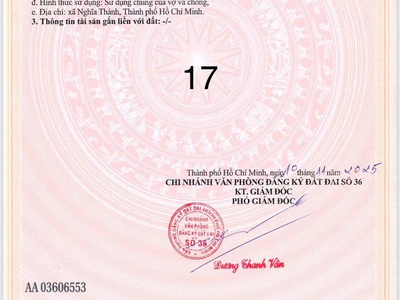 Sỉ 17 lô tại nghĩa thành   mới  đường nhựa vỉa hè . cách đường lớn quốc lộ 150 1