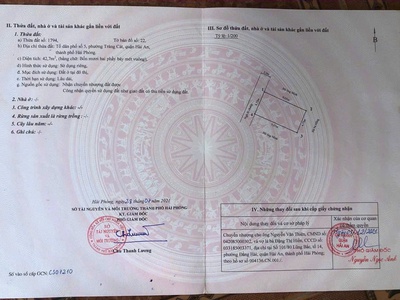 Chào bán lô đất ngõ 32 cát khê - tràng cát, hải an, hải phòng. 2