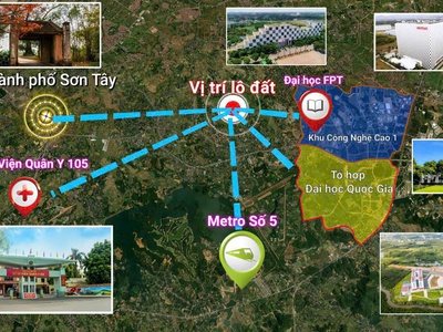 Bán đất cổ đông   hòa lạc vị trí đẹp   giá tốt   tiềm năng tăng giá mạnh 3