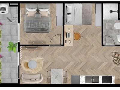 Căn 54.2m2 Tầng 19 giá 3.182 tỷ ngay cầu Hòa Xuân - SPANA TOWER 0