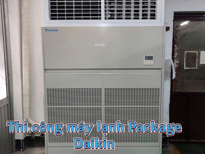 Thi công máy lạnh tủ đứng công nghiệp cho nhà xưởng 0