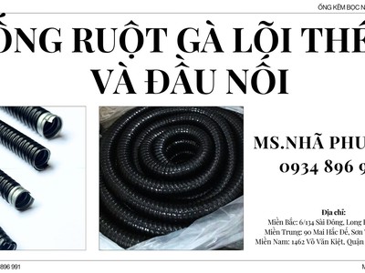 Ống Ruột Gà Phi 32 Đà Nẵng, Hồ Chí Minh Kèm Phụ Kiện 2