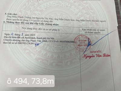 Đất đẹp - giá tốt - vị trí đắc địa tại xã an thượng, huyện hoài đức, hà nội 0