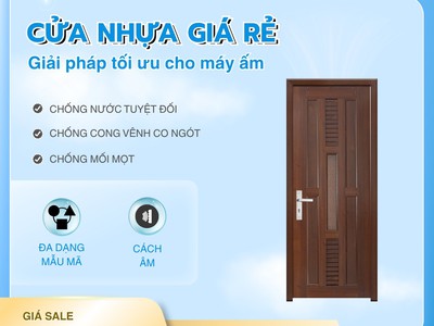 Cửa nhựa Đài Loan ghép thanh 0