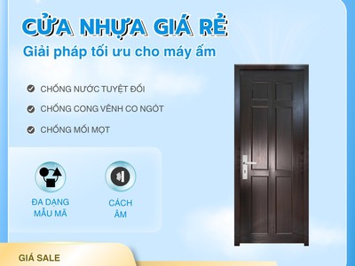 Cửa nhựa Đài Loan ghép thanh 1