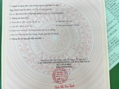 Bán lô đất hẻm xe hơi 120/4/3 đường số 4, phường 16, quận gò vấp  cũ 0