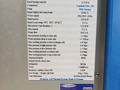 Nước nóng trung tâm - Bơm nhiệt Heat Pump trong khách sạn 1