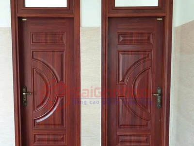 Cửa thép vân gỗ 1 cánh 0