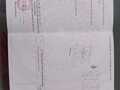 Bán đất mặt phố Đỗ Nhuận, Đồng tâm, Vĩnh yên, Vĩnh Phúc. DT 90m2 giá chỉ 2.75 tỷ 0