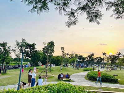 Đất nền 120m view công viên 4.000m sổ hồng riêng xây dựng tự do, giá chỉ 980 triệu 2